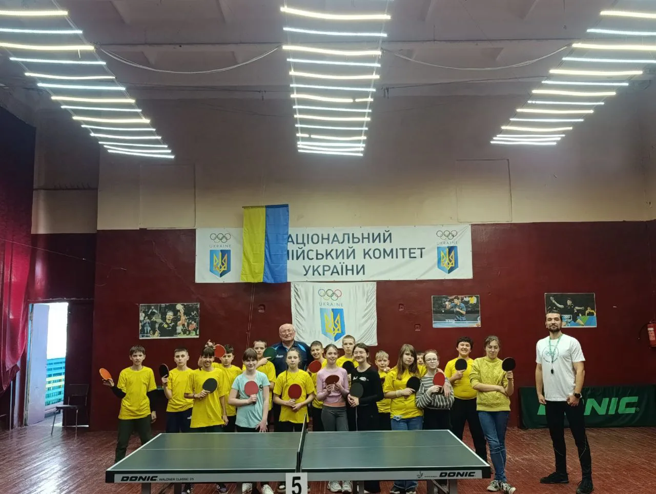 Олімпійський урок з настільного тенісу