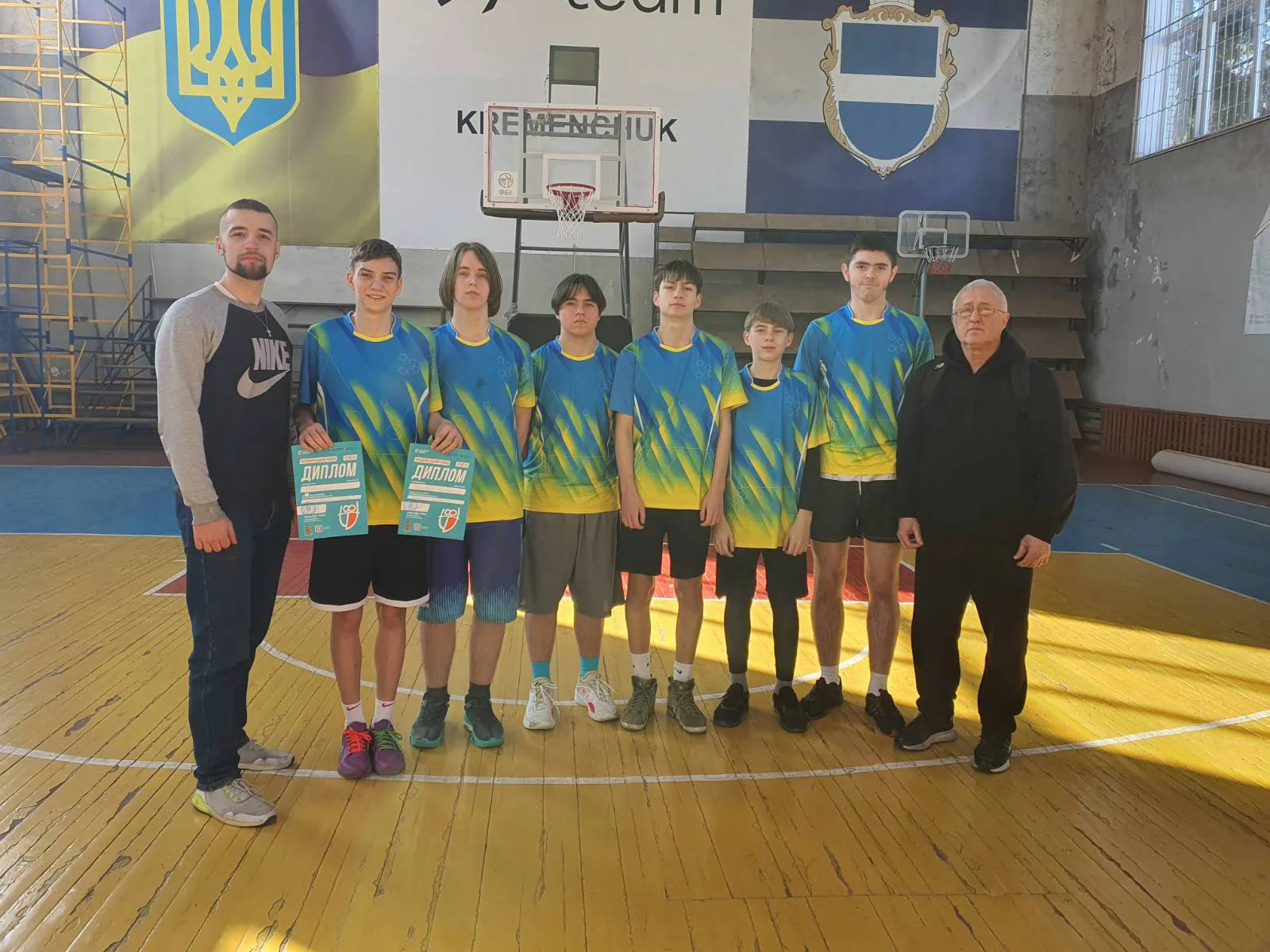 Перемога на районних змаганнях з баскетболу